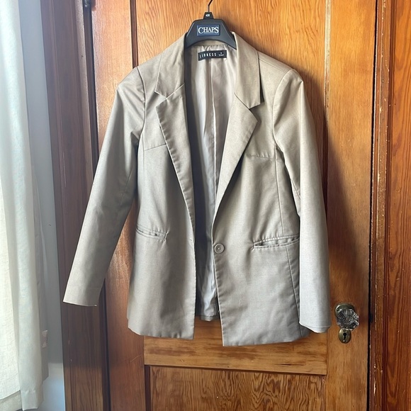 Lioness Jackets & Blazers - Oversized Tan Lioness Blazer